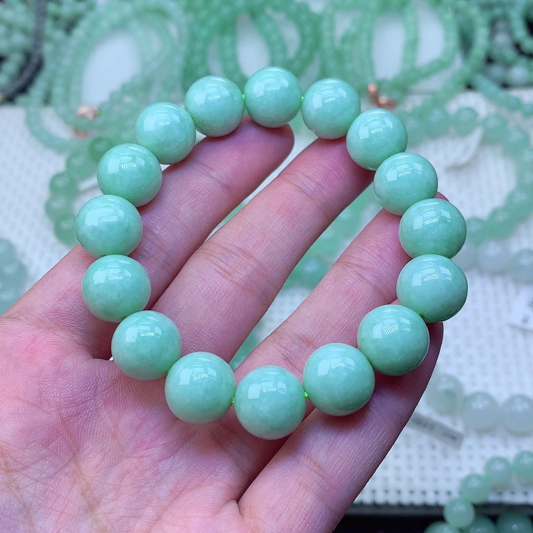 翡翠未镶嵌毛衣链卡12.6