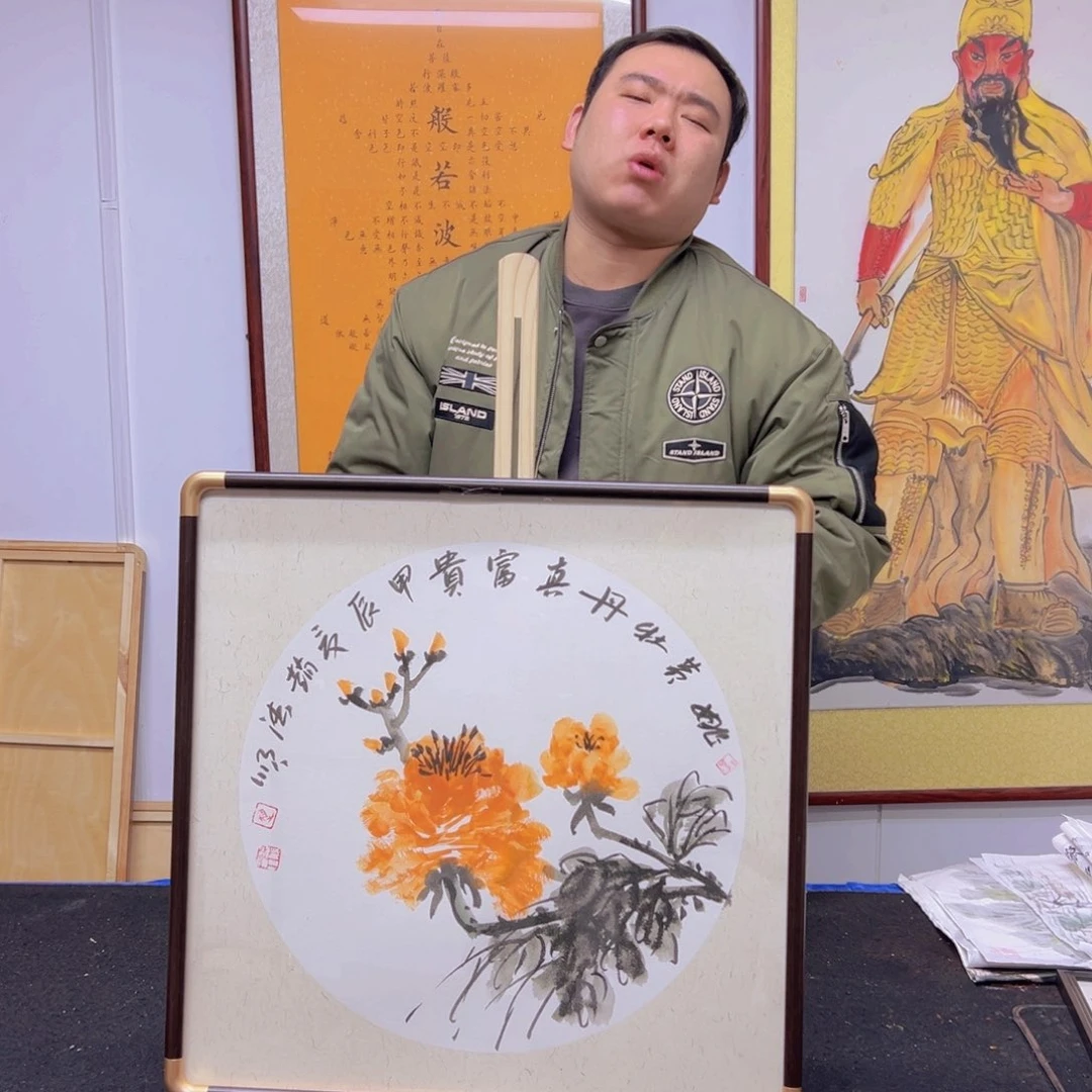 书法老师作品，手写手绘。