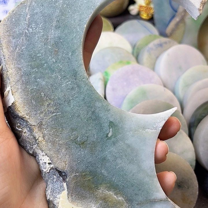 翡翠裸石缅甸翡翠