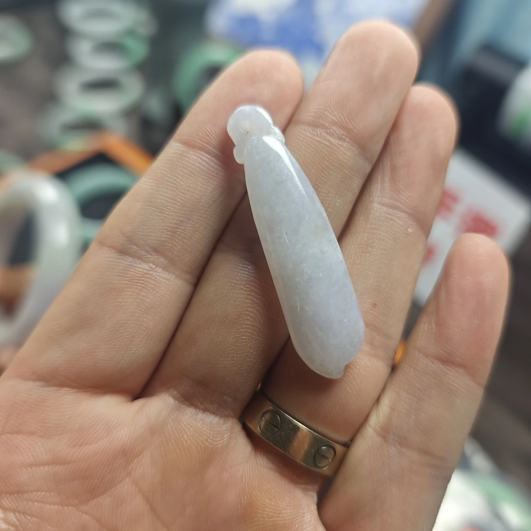 冰种白冰福瓜大气简约时尚百搭