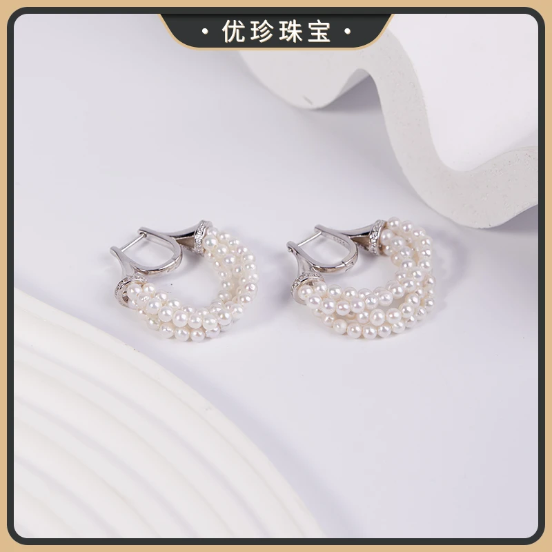 优珍 【月晓】珍珠耳饰 DYZ1132【天然珠宝多样性发货】