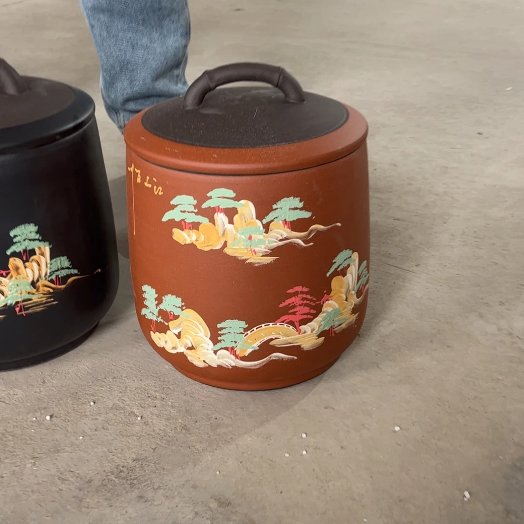 茶叶罐紫砂8 饼茶叶罐