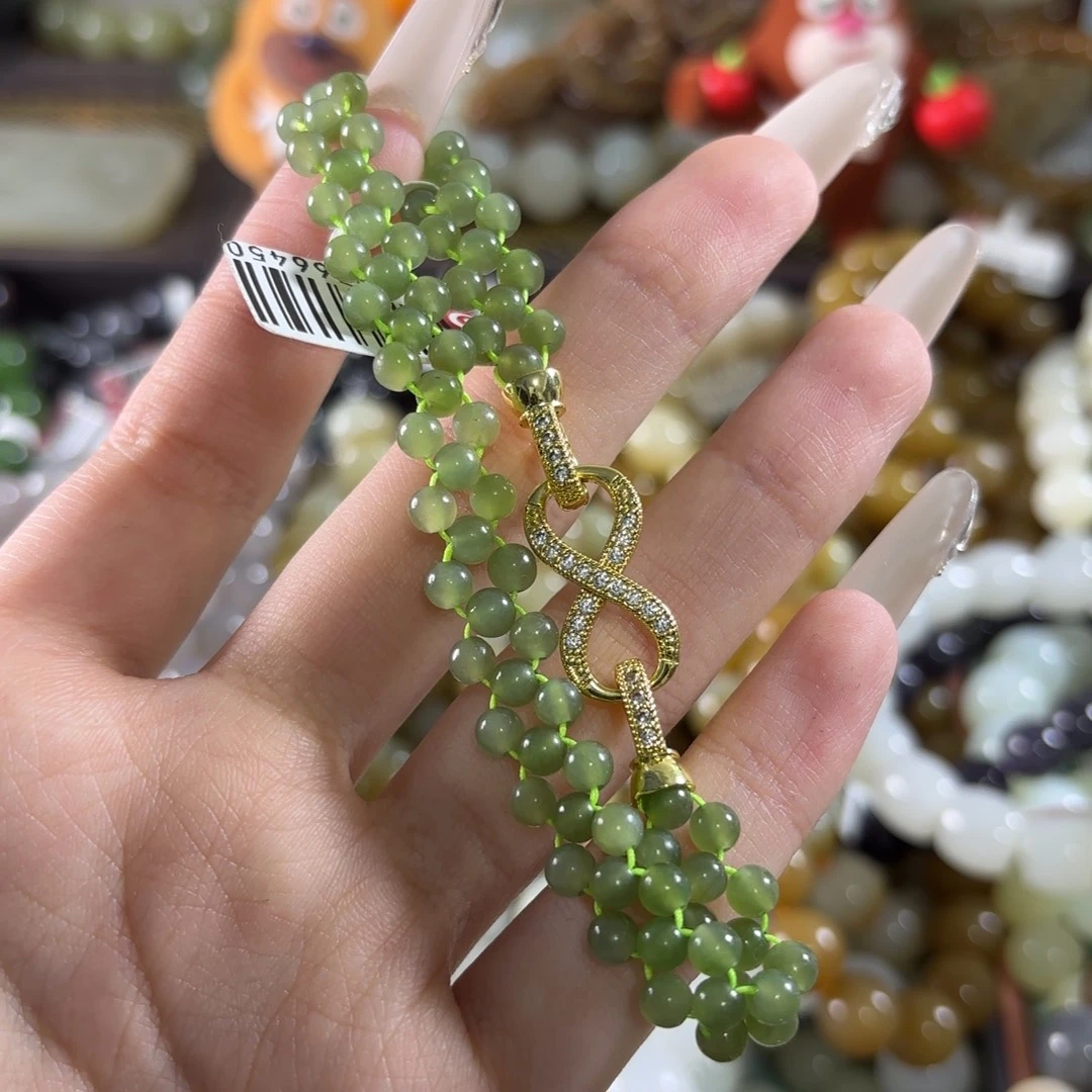 和田玉未镶嵌手链77