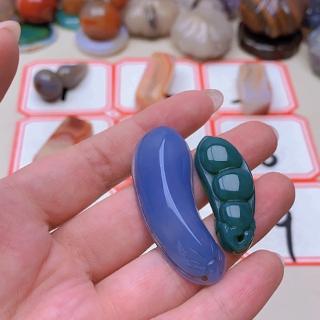 【闪购商品】未镶嵌玛瑙/玉髓珠宝半成品一****人
