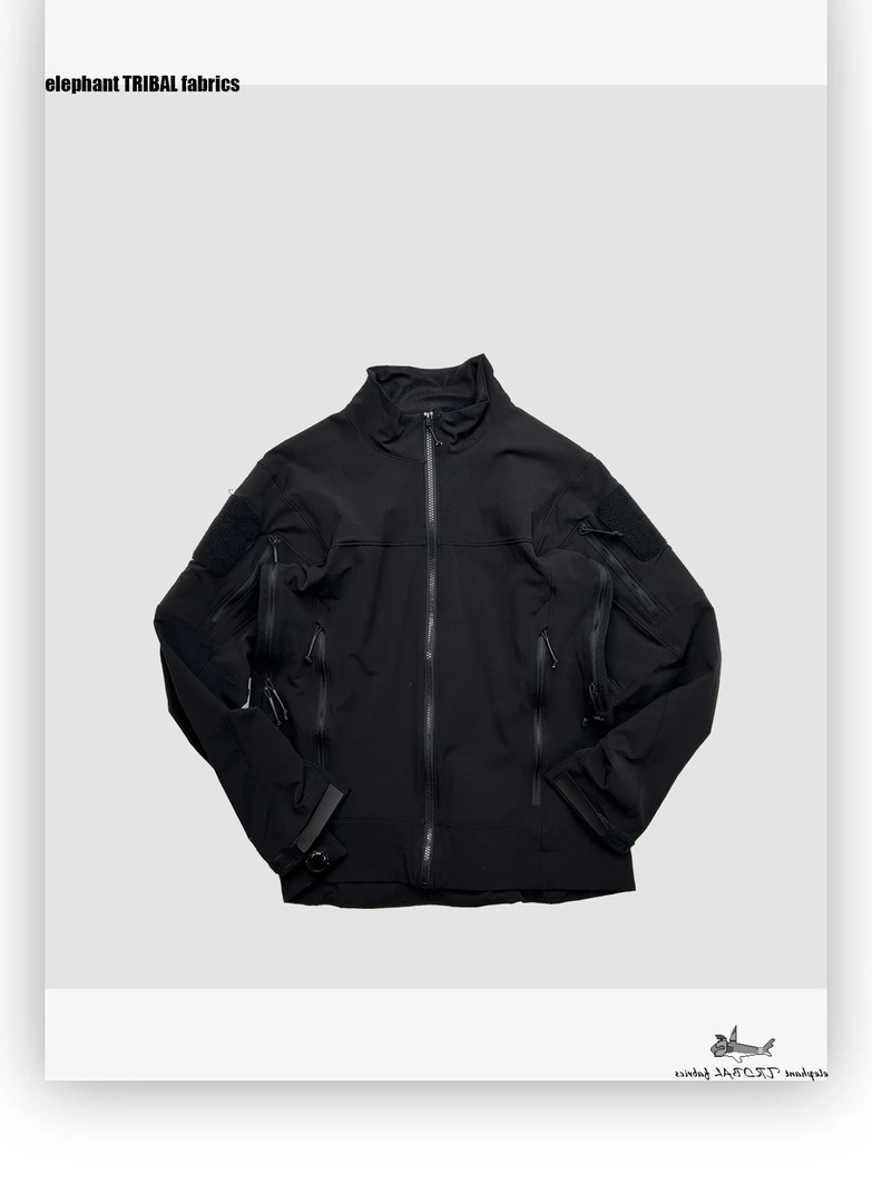 【象物】Lef/a15军版软壳衣！户外运动越野透气机能工装立领夹克