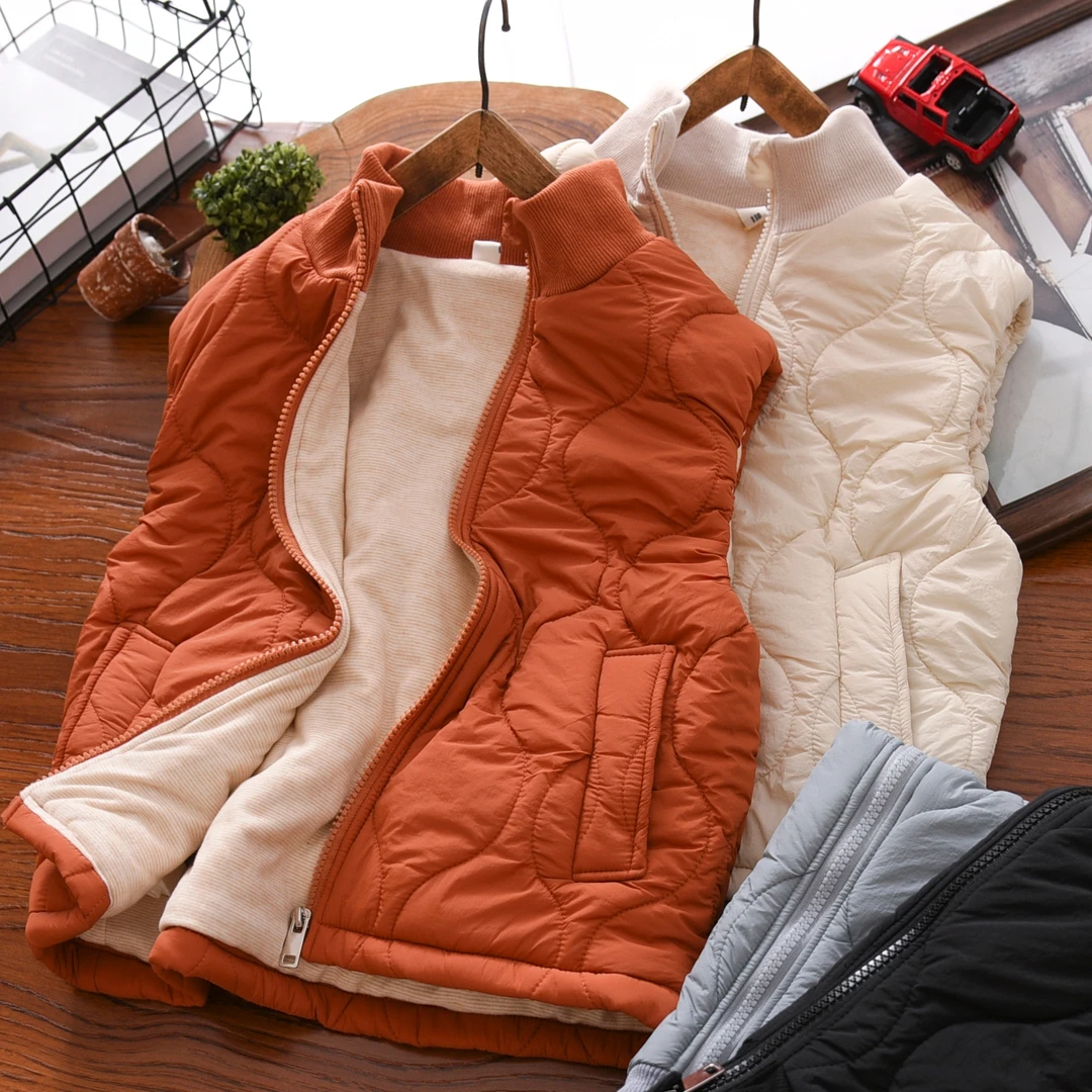 男童马甲秋冬季2025新款中大童男孩儿童保暖背心坎肩