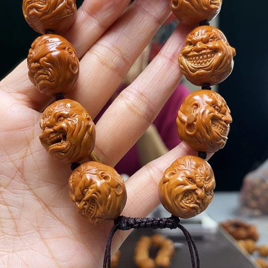 橄榄核手串/手链黑****?橄榄核