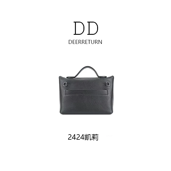 DD【大马2424】进口EE头层牛皮内里胎牛皮对版水油边轻奢高级真皮包