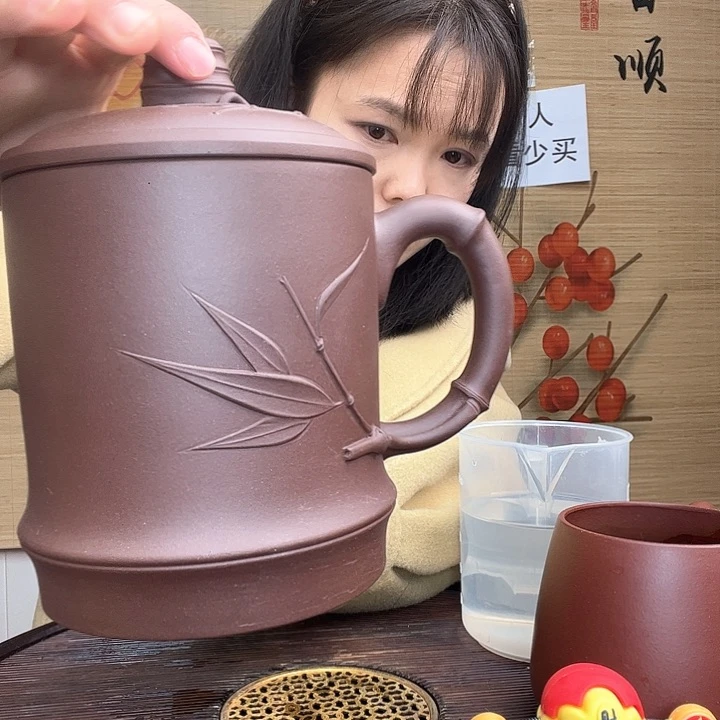 紫砂茶杯原矿紫砂杯