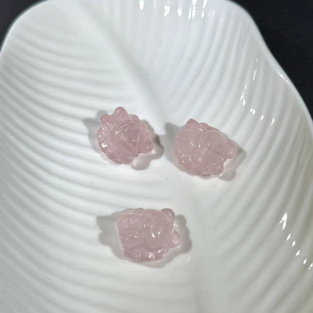 老矿透体满色马粉11mm+配件时尚小众DIY配件O159多样性发其一