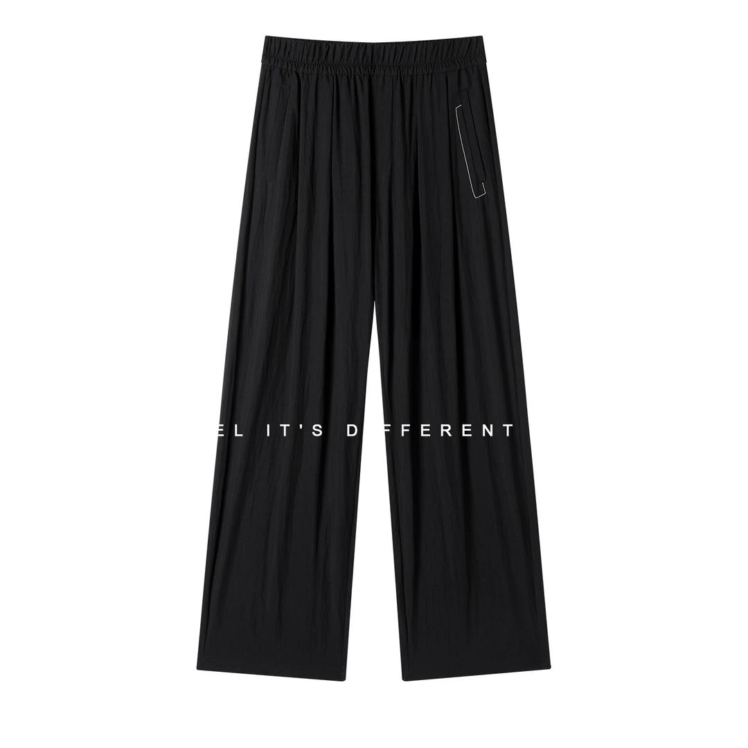 2025夏季直筒休闲裤男士时尚简约运动休闲裤宽松百搭