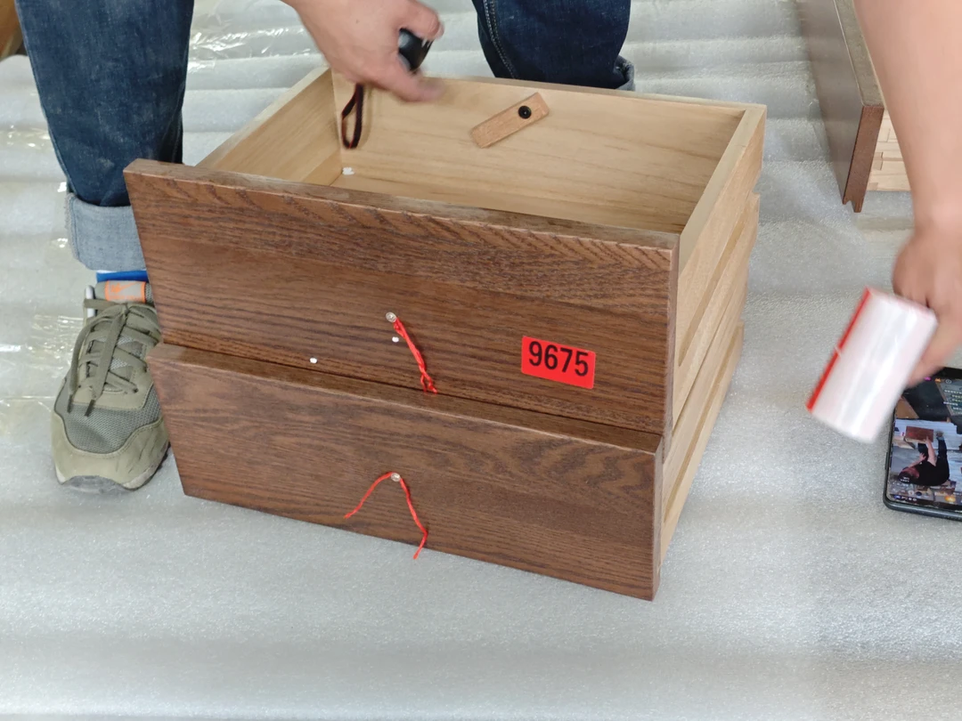 柜子抽屉 橡木 39*30*17 源9675