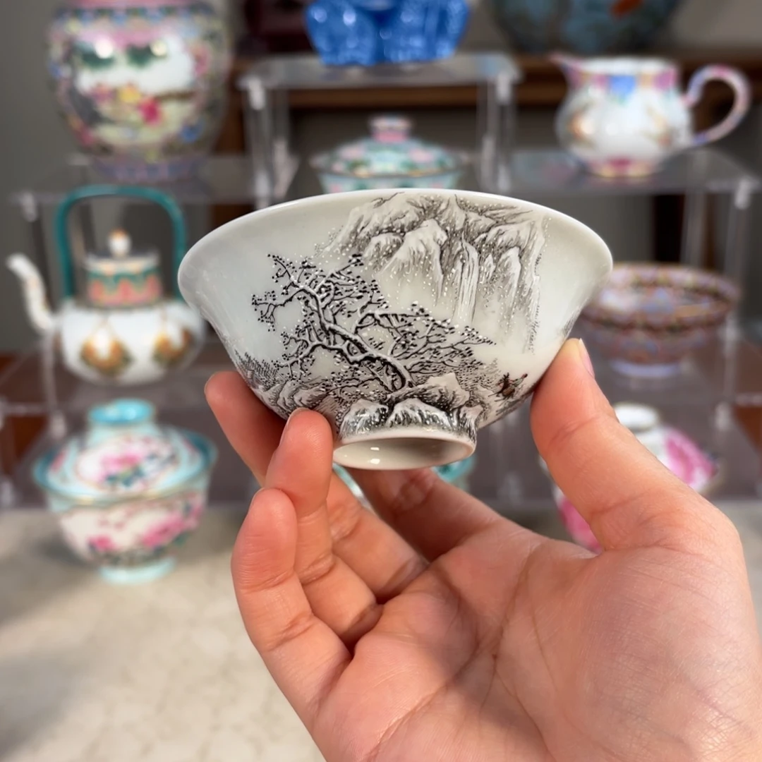 纯手工手绘 高端茶器