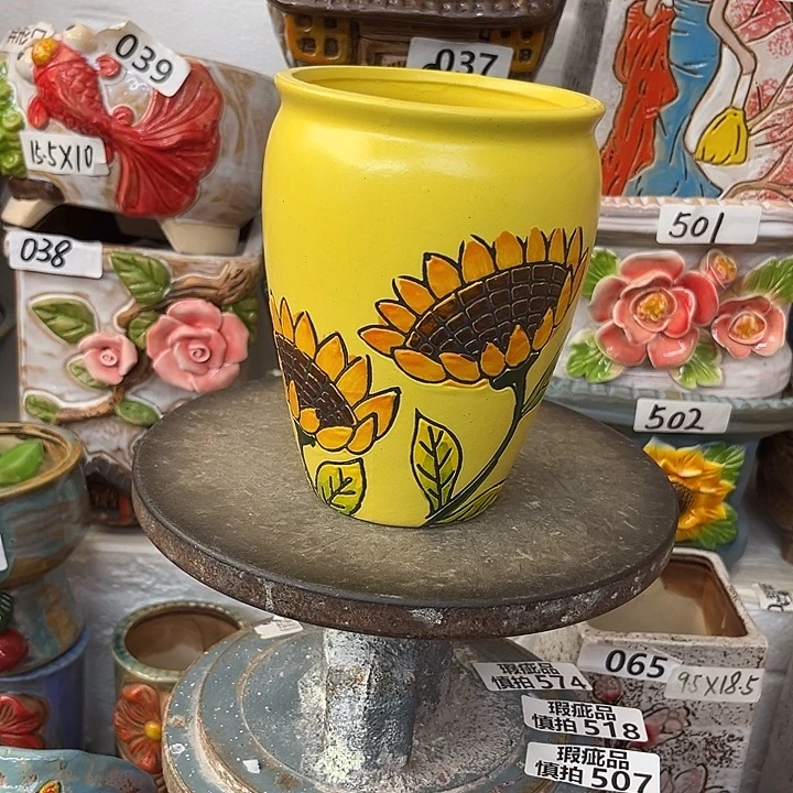 粗陶材质多肉花盆