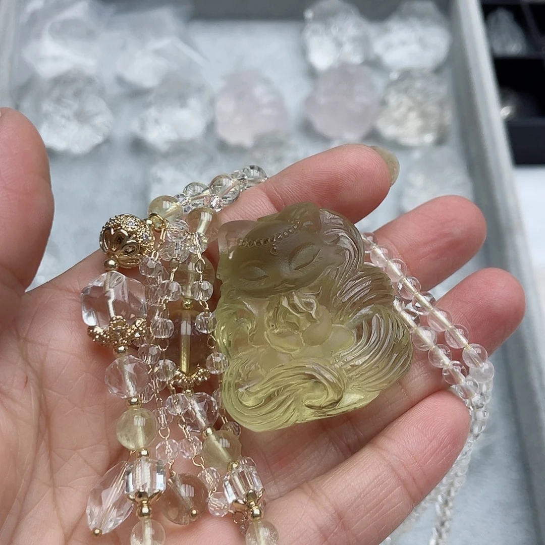 吊坠(不含链)未镶嵌水晶飘*