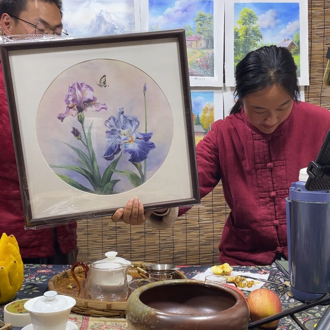 油画薇爽帮恭喜竞拍成功！