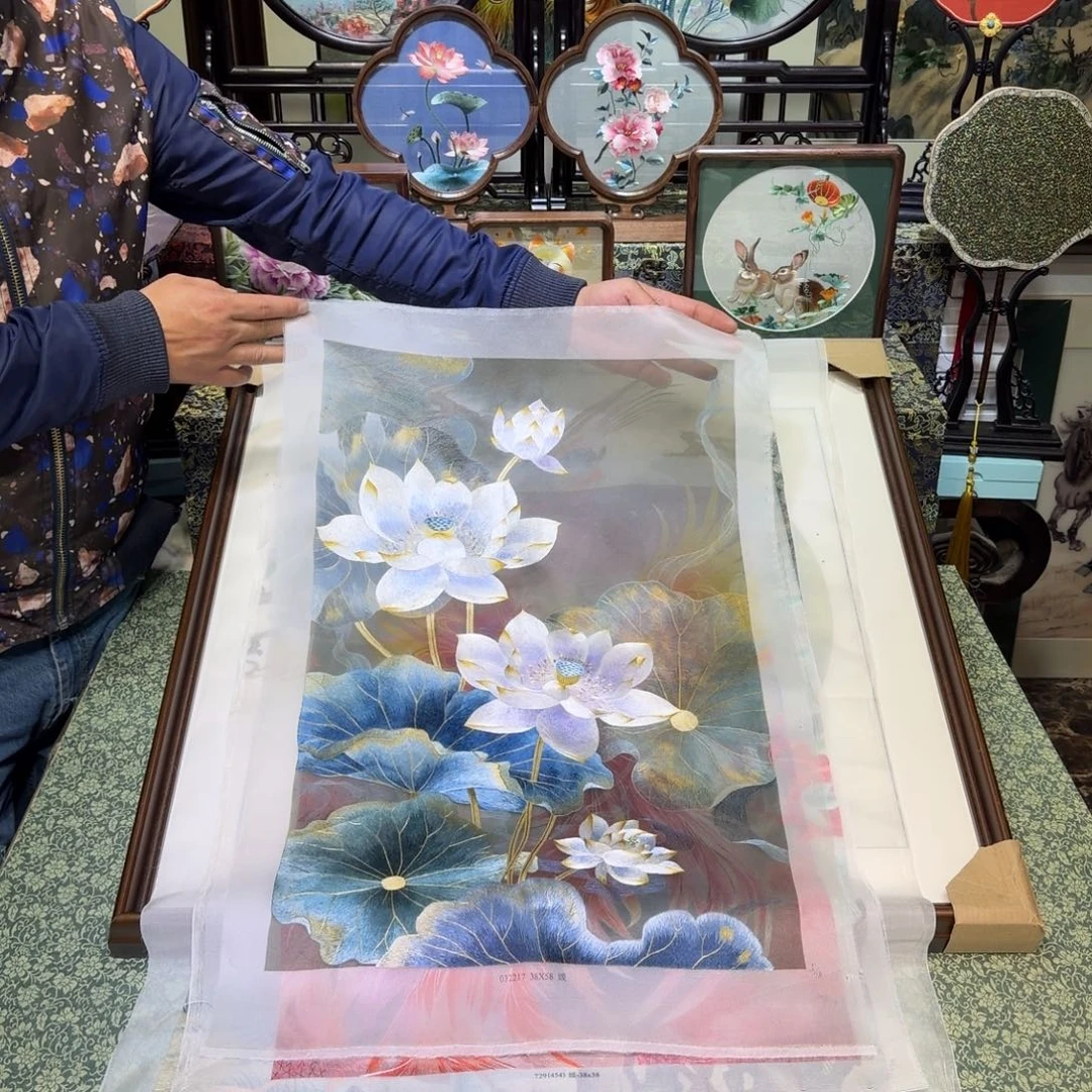 刺绣手工苏绣工艺制作技艺精湛