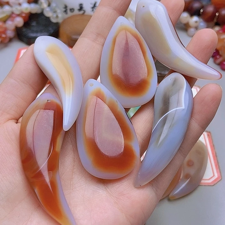 【闪购商品】未镶嵌玛瑙/玉髓珠宝半成品?**?