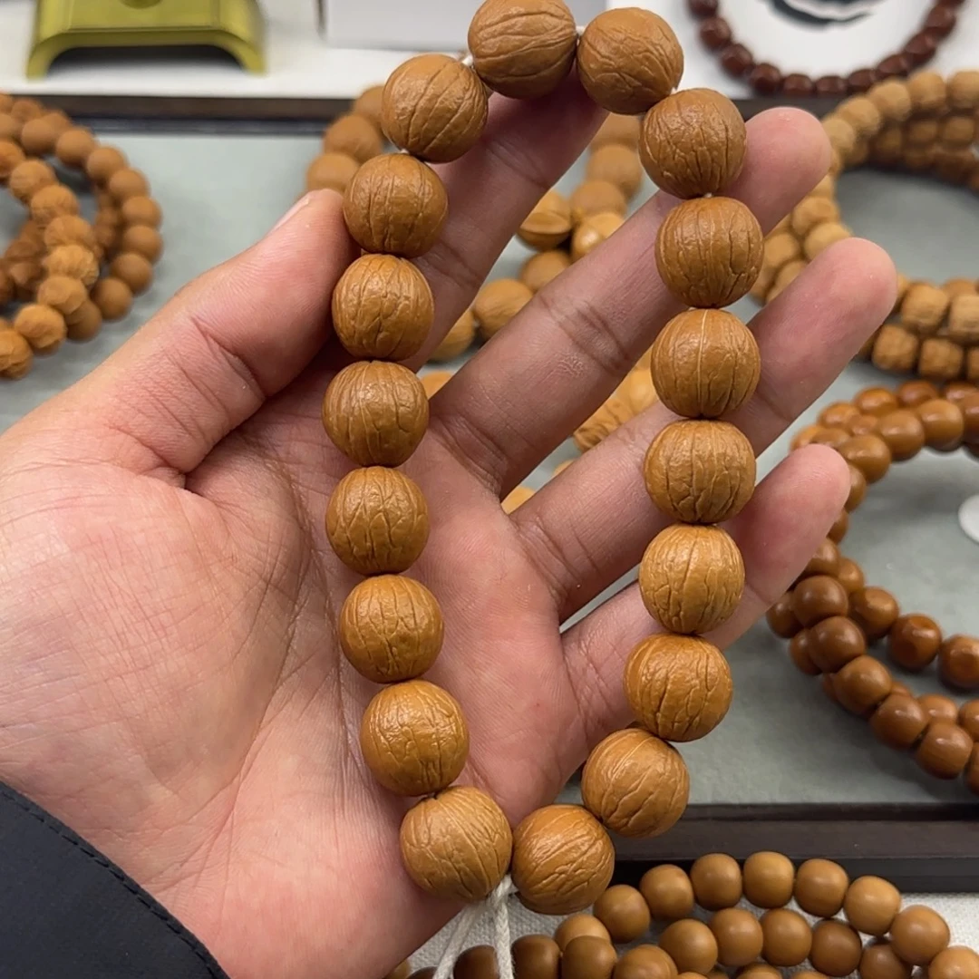 手串猴头核桃全品无瑕光头强素串16尺寸