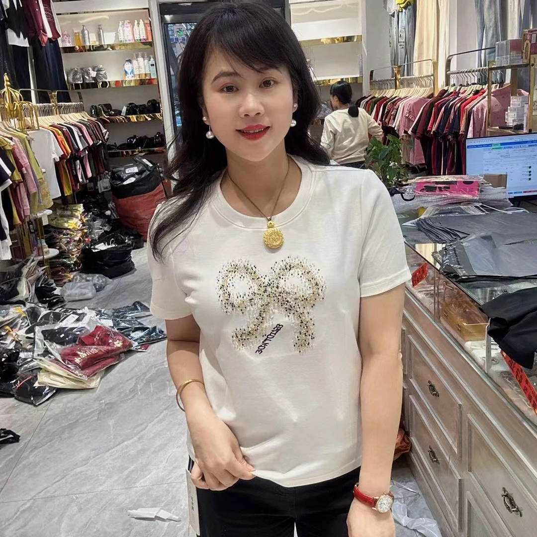 1-8530韩版蝴蝶款T恤58长