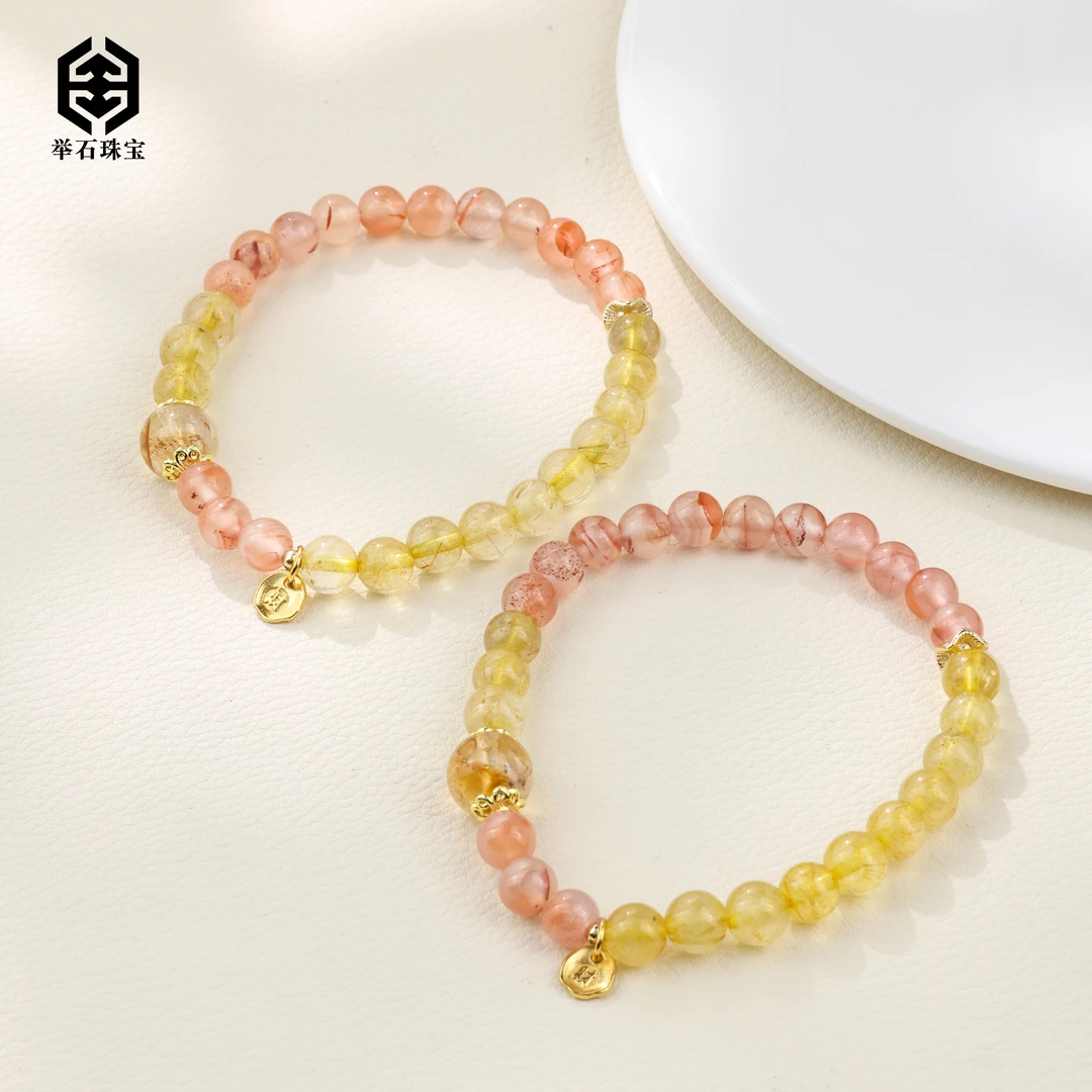 【举石珠宝】T0224-1000-133水晶手串（一件/多样性发/约5-8mm+）Y
