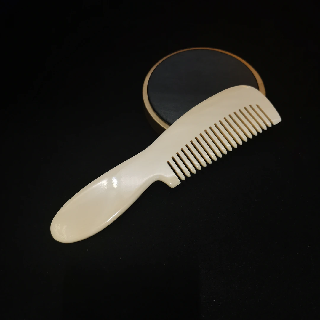 3-70895034 天然猛犸牙～牙梳60# 33.3克