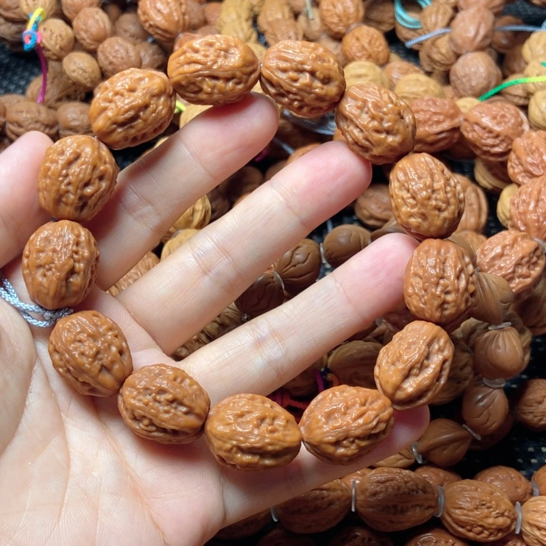 桃核手串小麦穗手串
