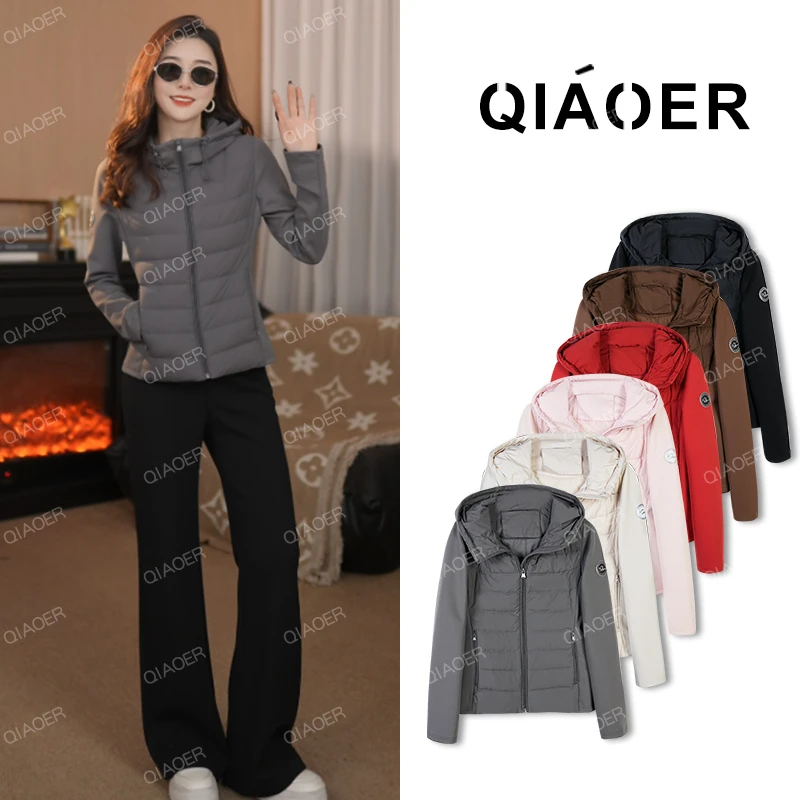 乔儿定制【LU家瑜伽服】90白鸭绒轻薄新款瑜伽服运动修身冬季羽绒服