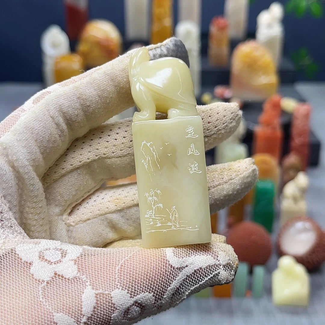 巴林石印石包邮包刻2485