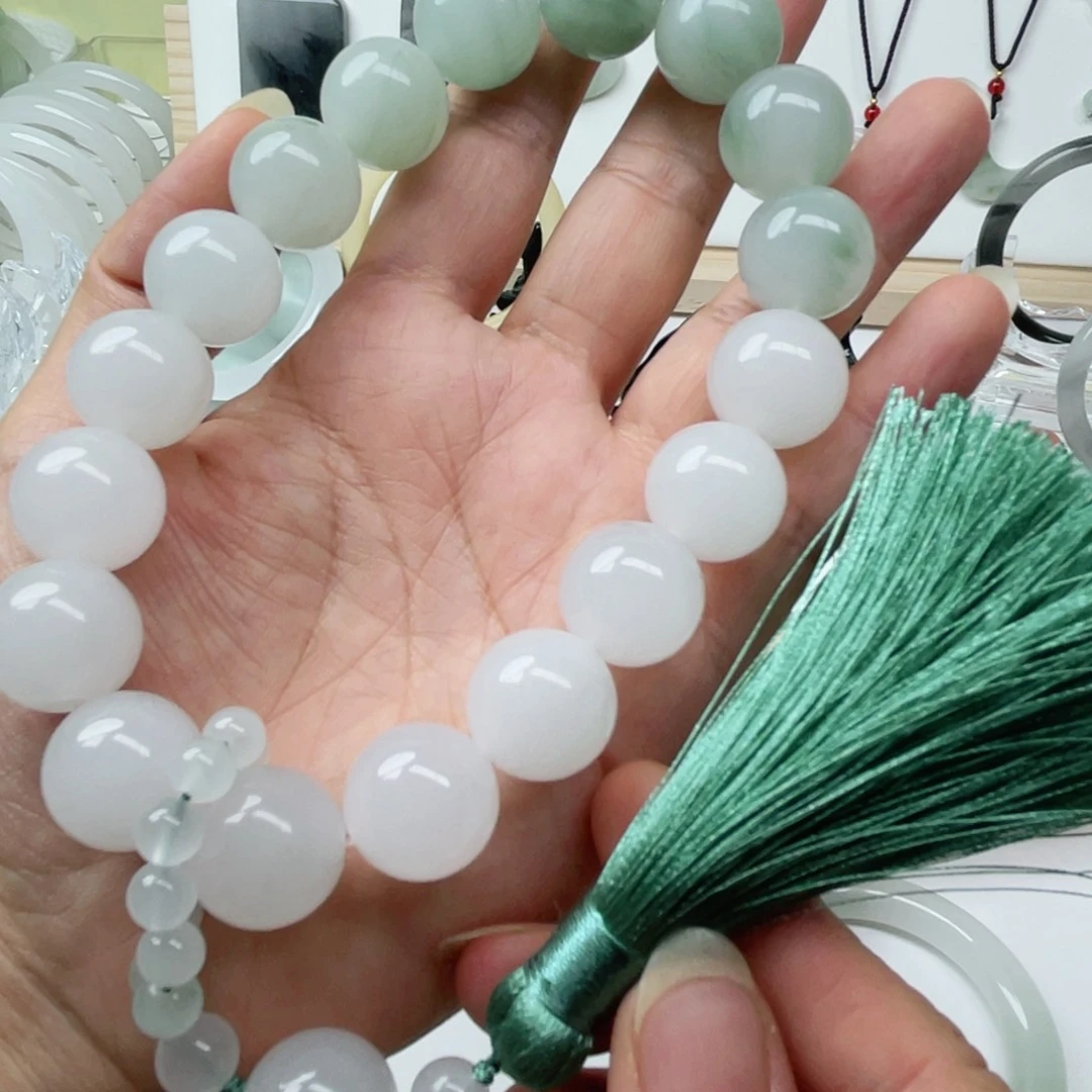 石英质玉（金丝玉）手镯未镶嵌超****运