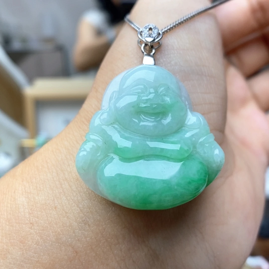 【闪购商品】颈饰银S925镶嵌翡翠19
