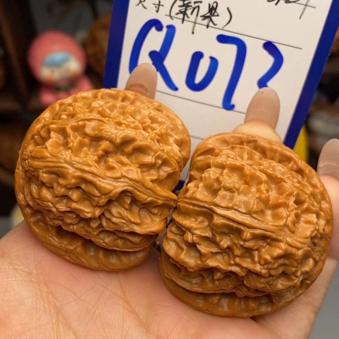 吊坠文玩核桃白狮子42