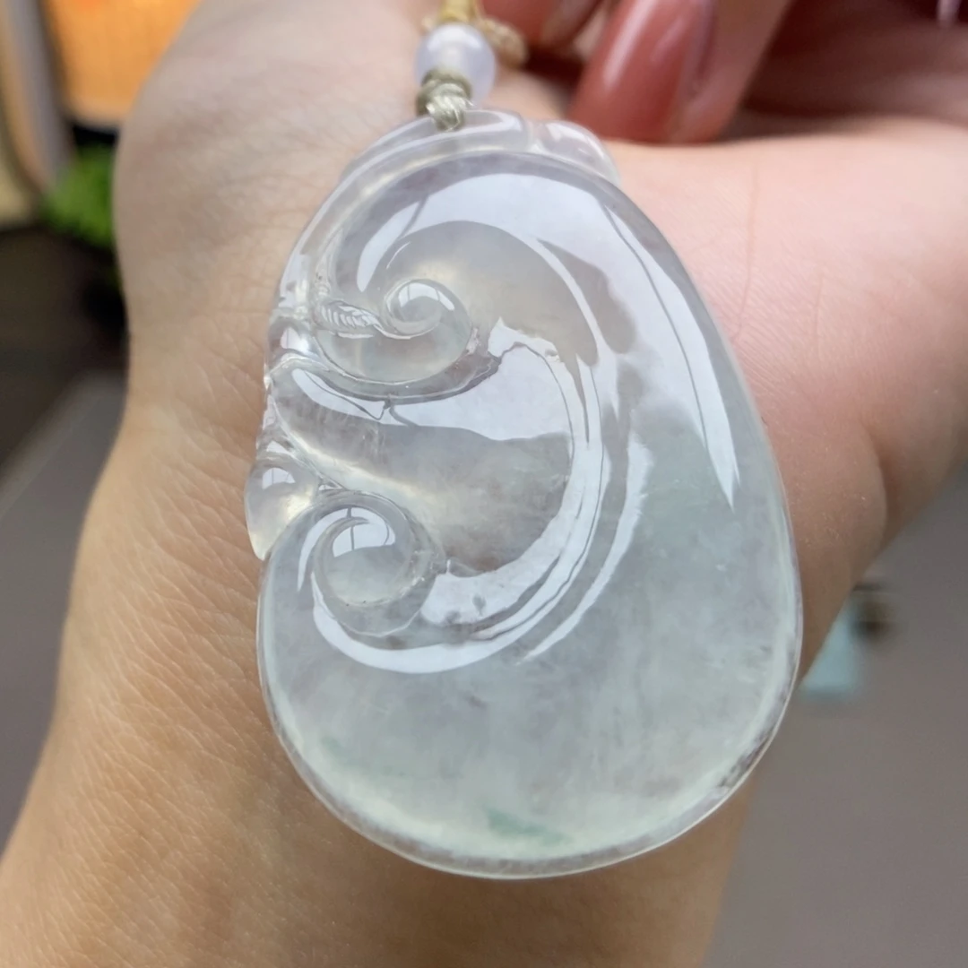 翡翠未镶嵌颈饰吊坠86