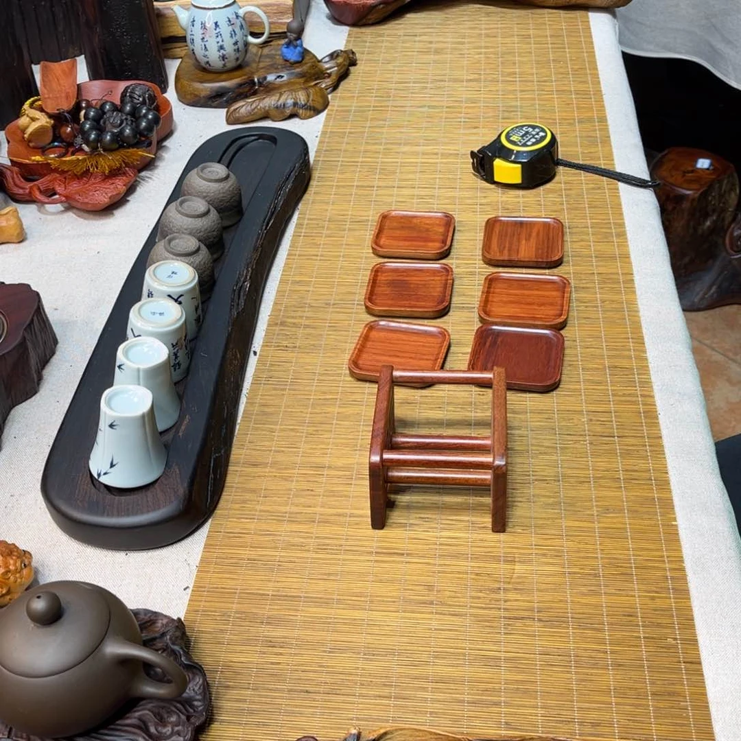 巴西花梨杯垫套组