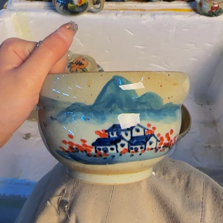 瓷片景德镇陶瓷手工手绘