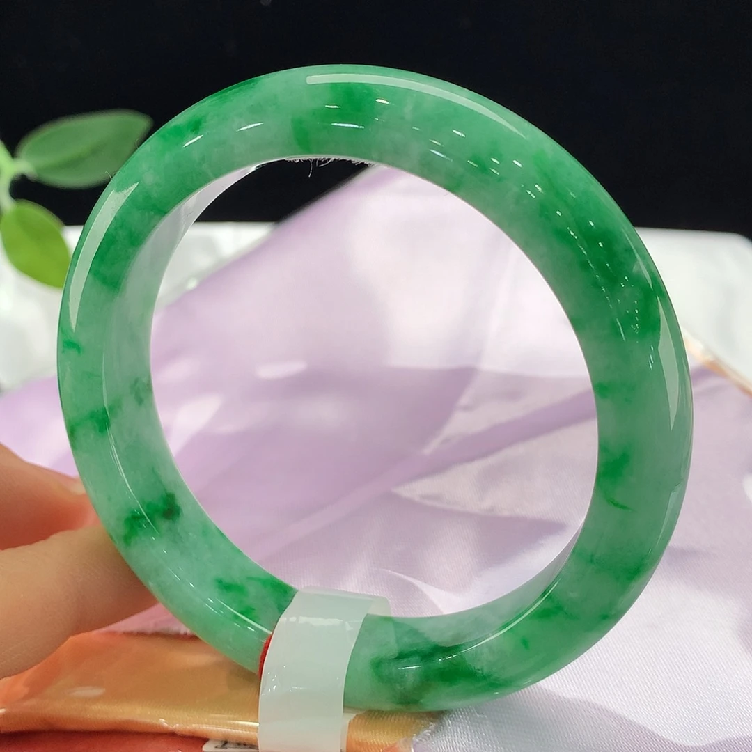 翡翠未镶嵌手镯0554