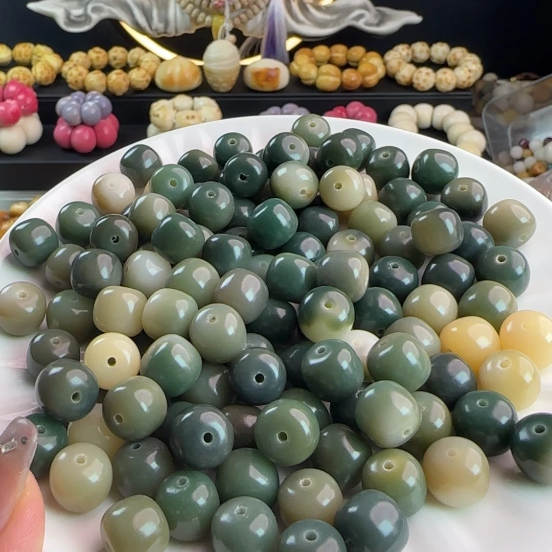 吊坠菩提根/象牙果卡12牛油果绿桶1000颗批发