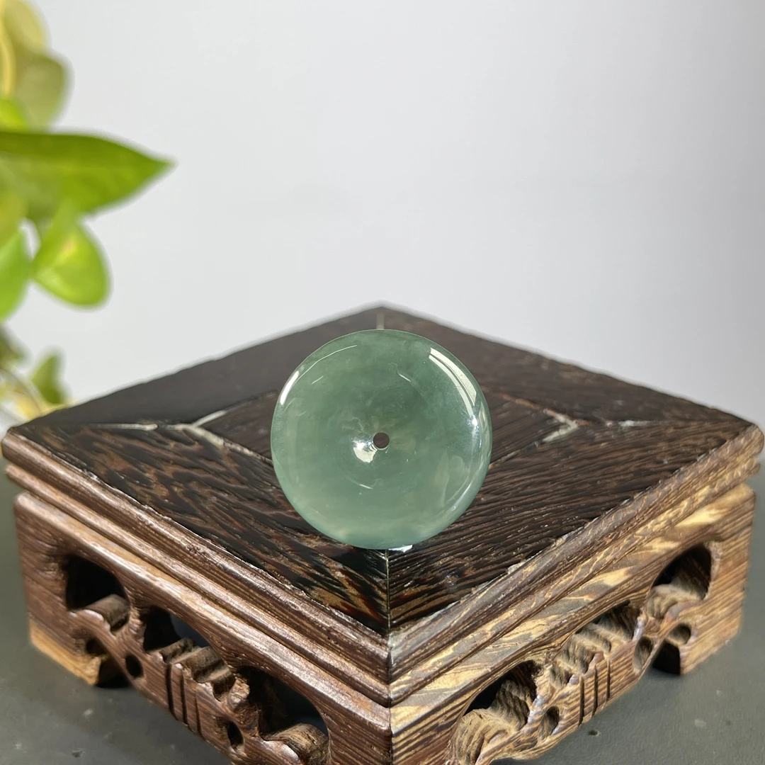 JCB09-51 天然缅甸A货翡翠 平安扣