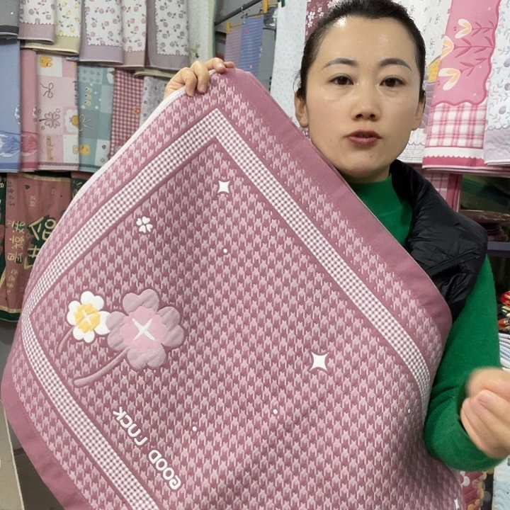 棉特价酒红色千鸟格