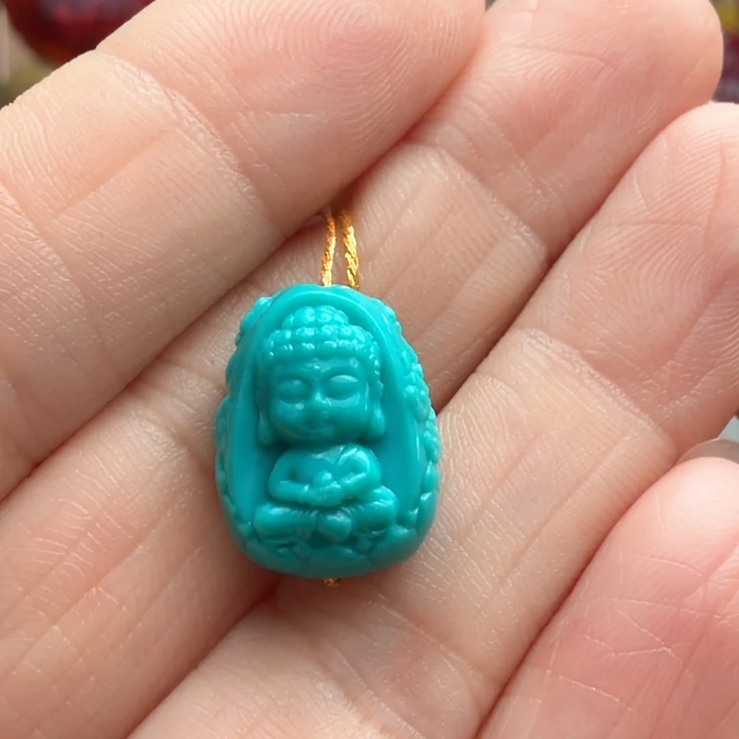 绿松石未镶嵌颈饰