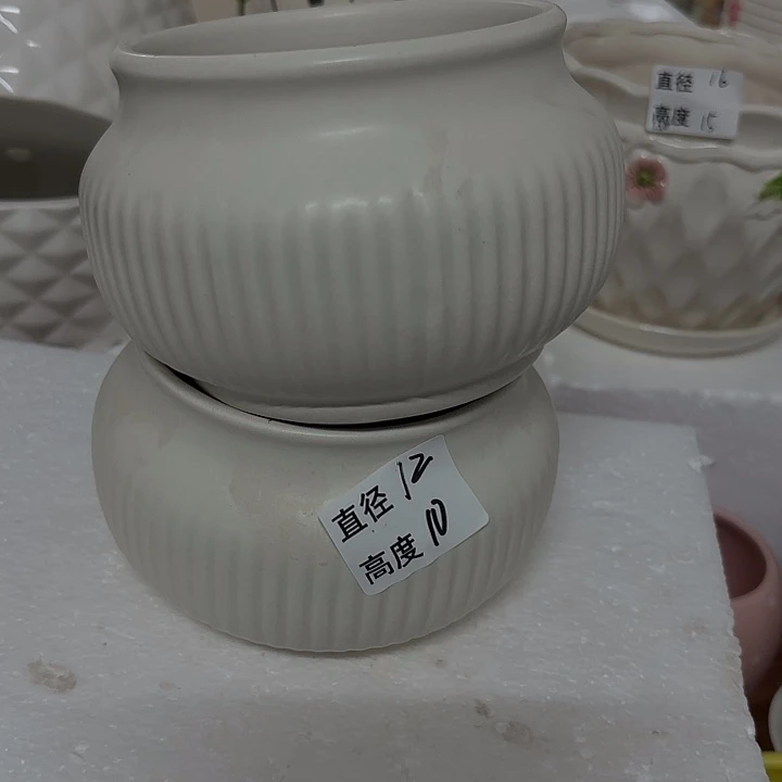 摆件陶瓷多肉花盆