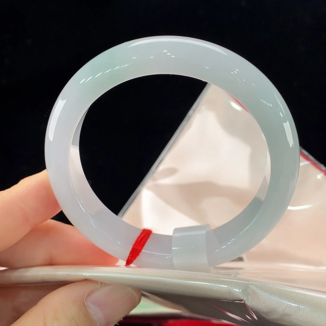 翡翠未镶嵌手镯0214