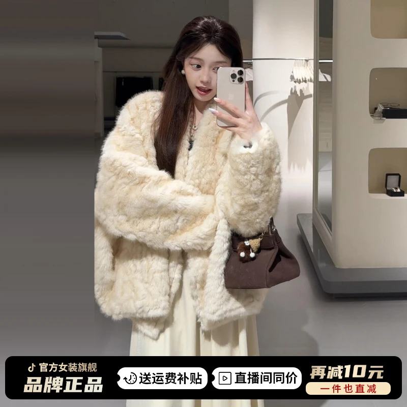 外套加绒加厚高级感炸街小个子美式复古羊羔毛秋冬季2025新款女装