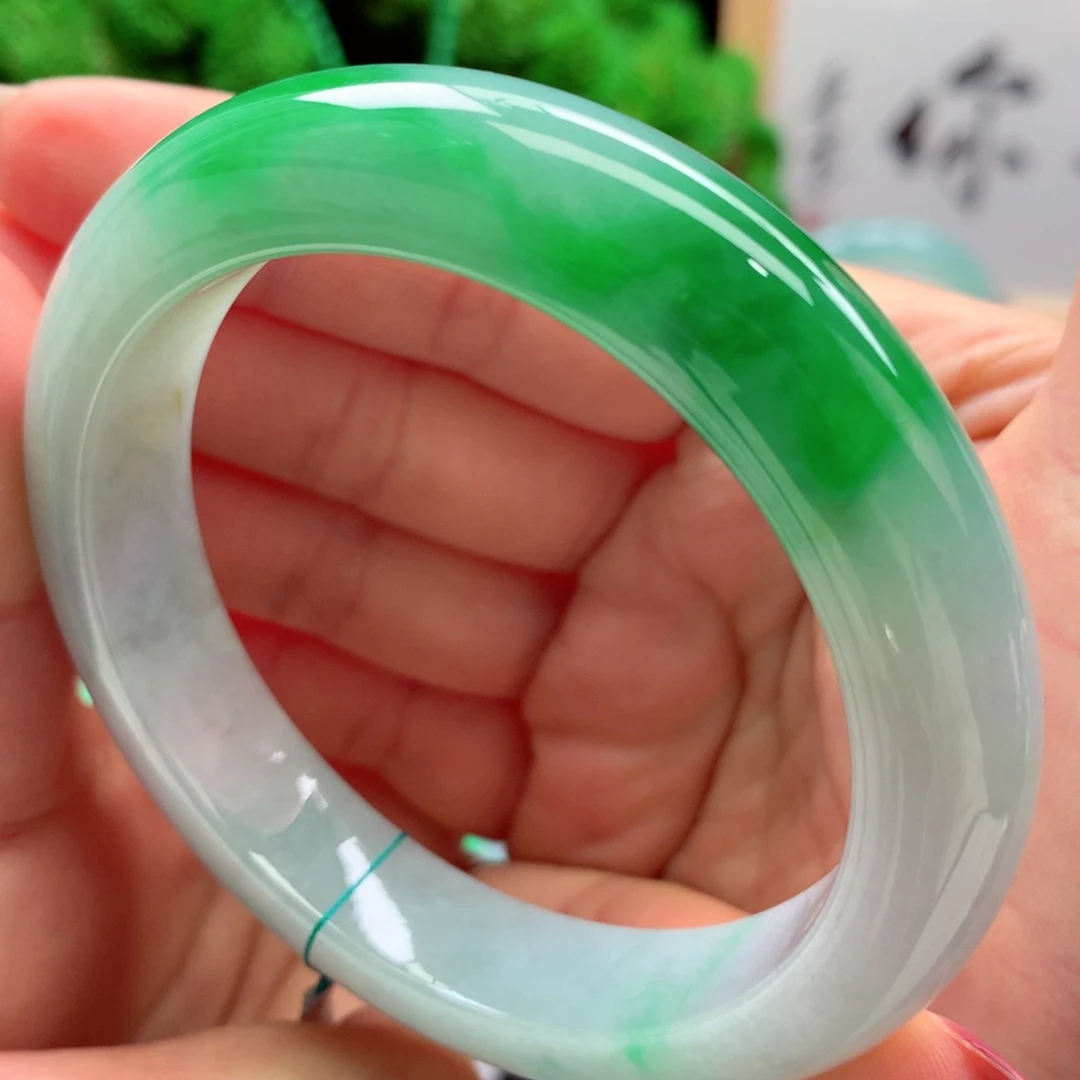 未镶嵌手镯翡翠缅甸59圈口