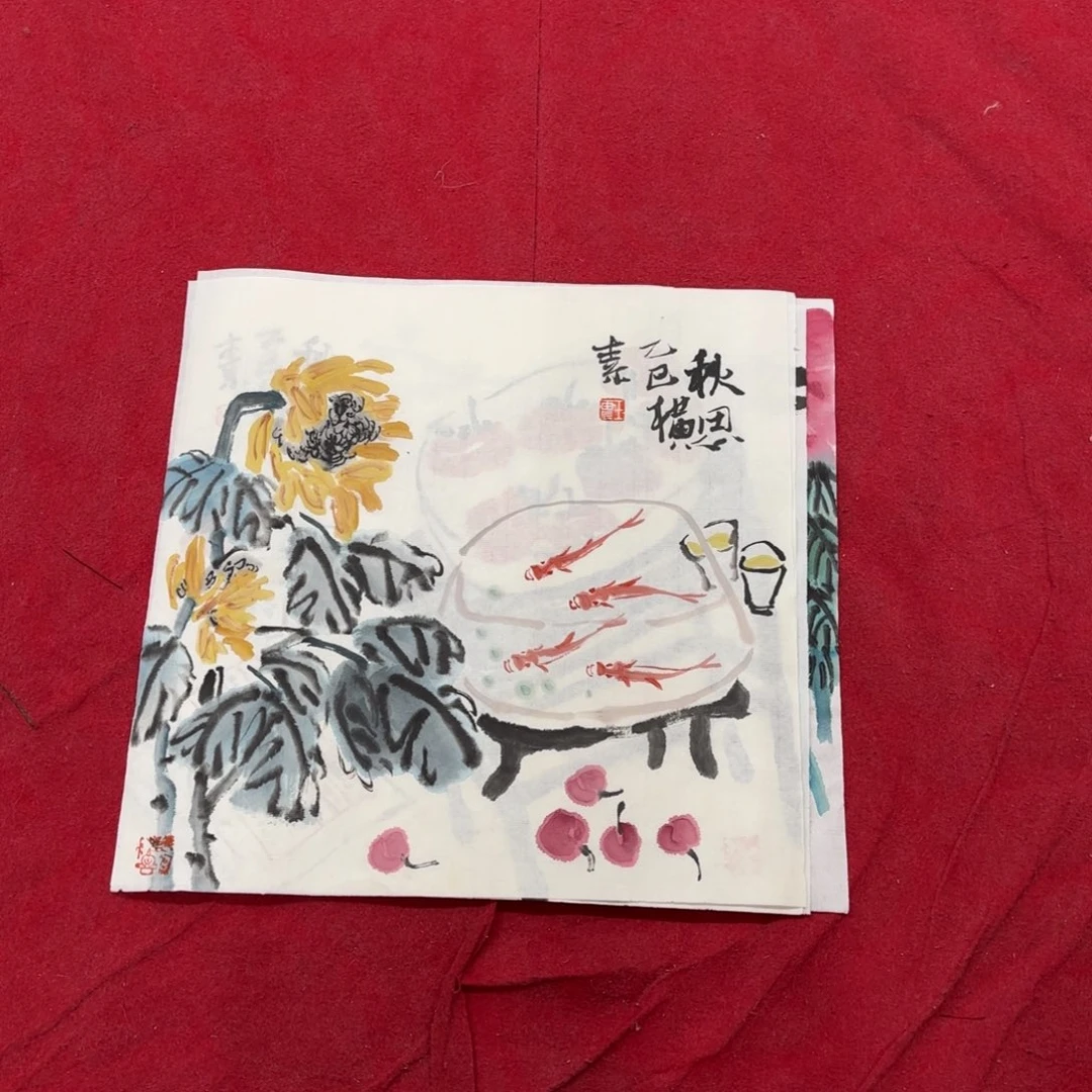 国画花鸟等多种鸟类和动物
