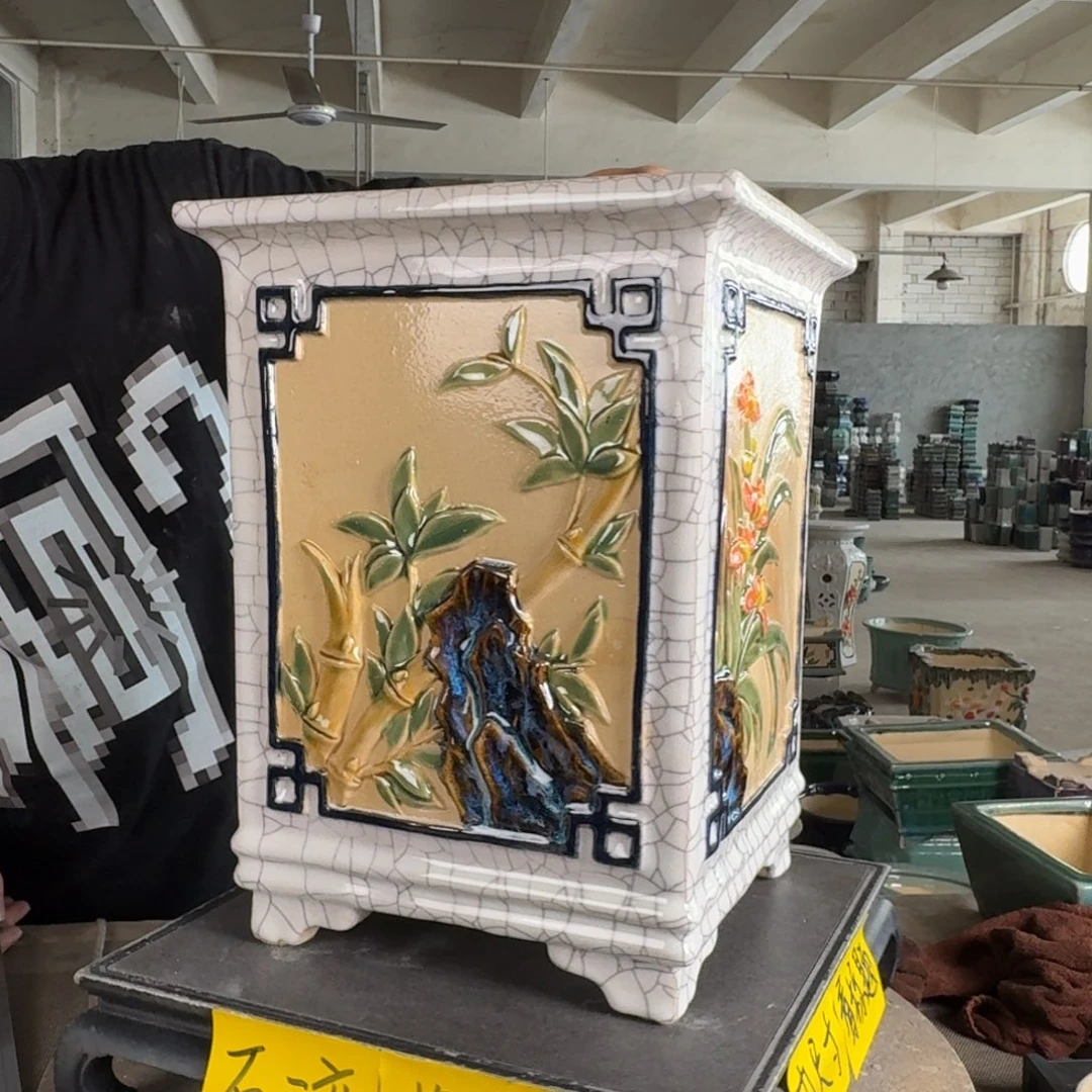。一风堂石湾花盆 色差 内20*29