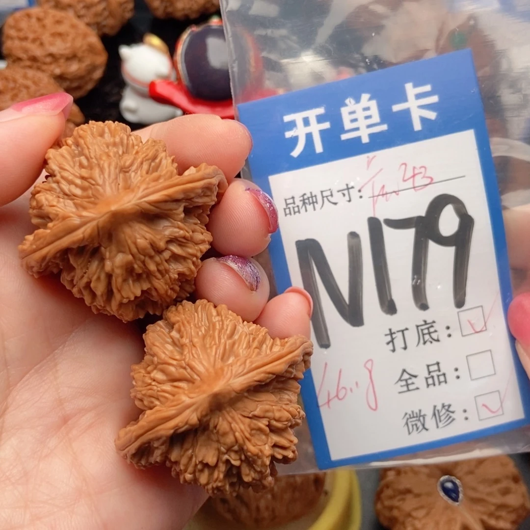 吊坠桃核核桃虎头