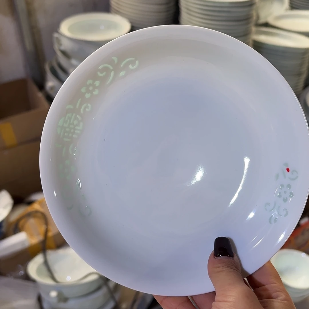 景德镇7英寸带两个盘青微瑕