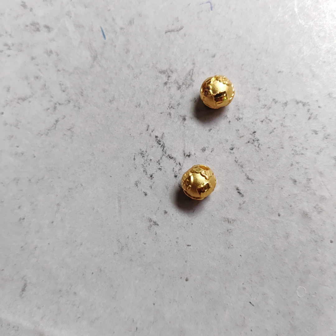 金元宝足金999貔貅珠子首饰