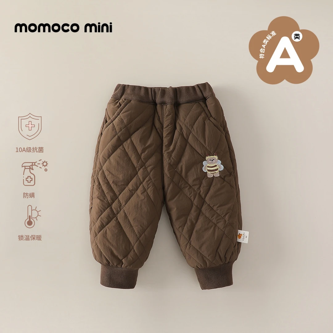 MOMOCOmini冬季婴童小蜜蜂可爱绣花棉裤休闲裤男女宝87910376001